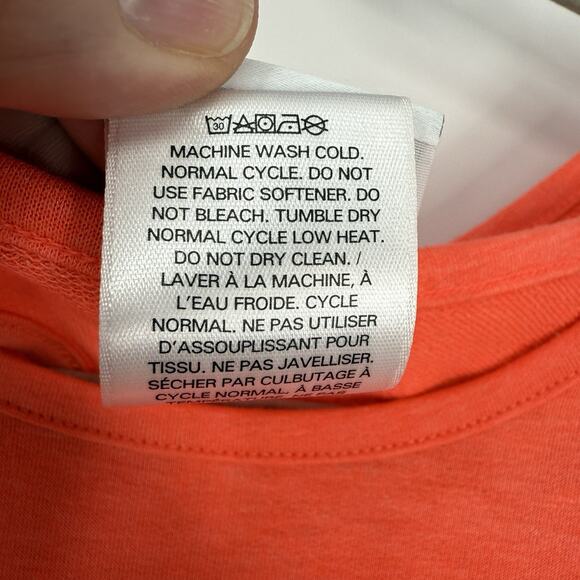 Victorias Secret VSX Sport Open Keyhole Back Top size Small Neon Orange NEW - Picture 8 of 10